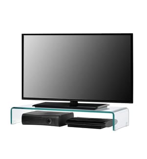 Monitorerhöhung Pretoria 80x30x13 cm Glas Transparent
