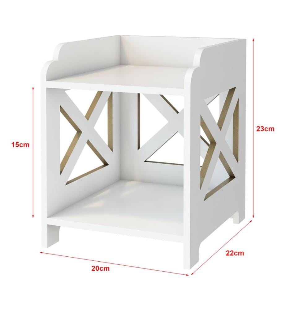 Badorganizer Struer 23x20x22 cm Weiss