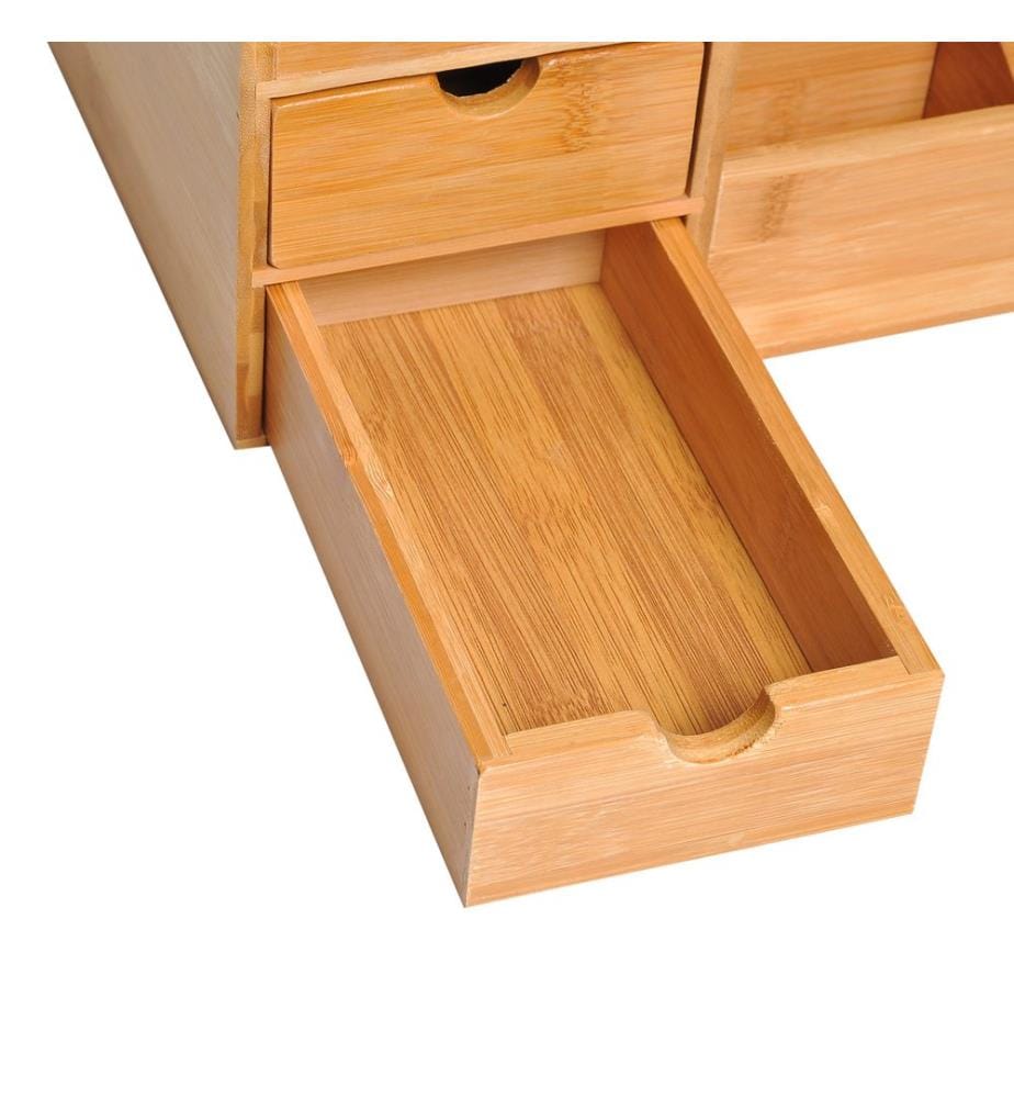 Schreibtisch Organizer Regal mit 2 Schubladen