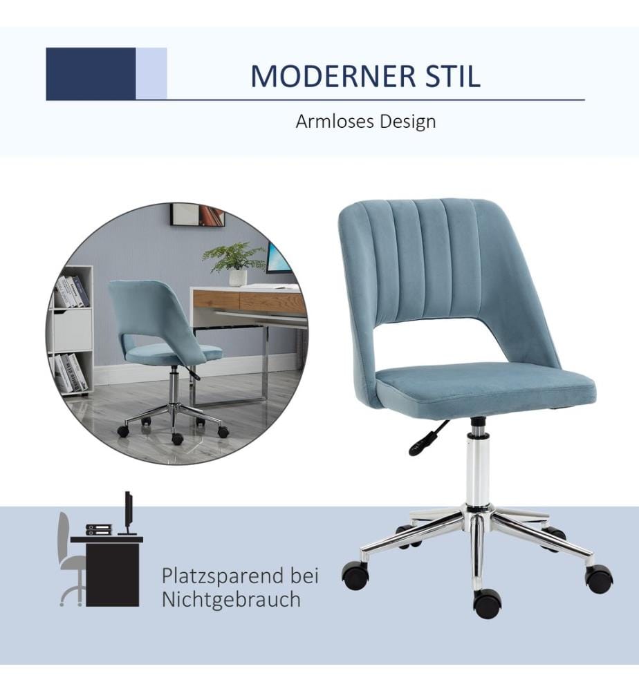 Bürostuhl Drehstuhl Höhenverstellbar 360° drehbar Jakobsmuschel