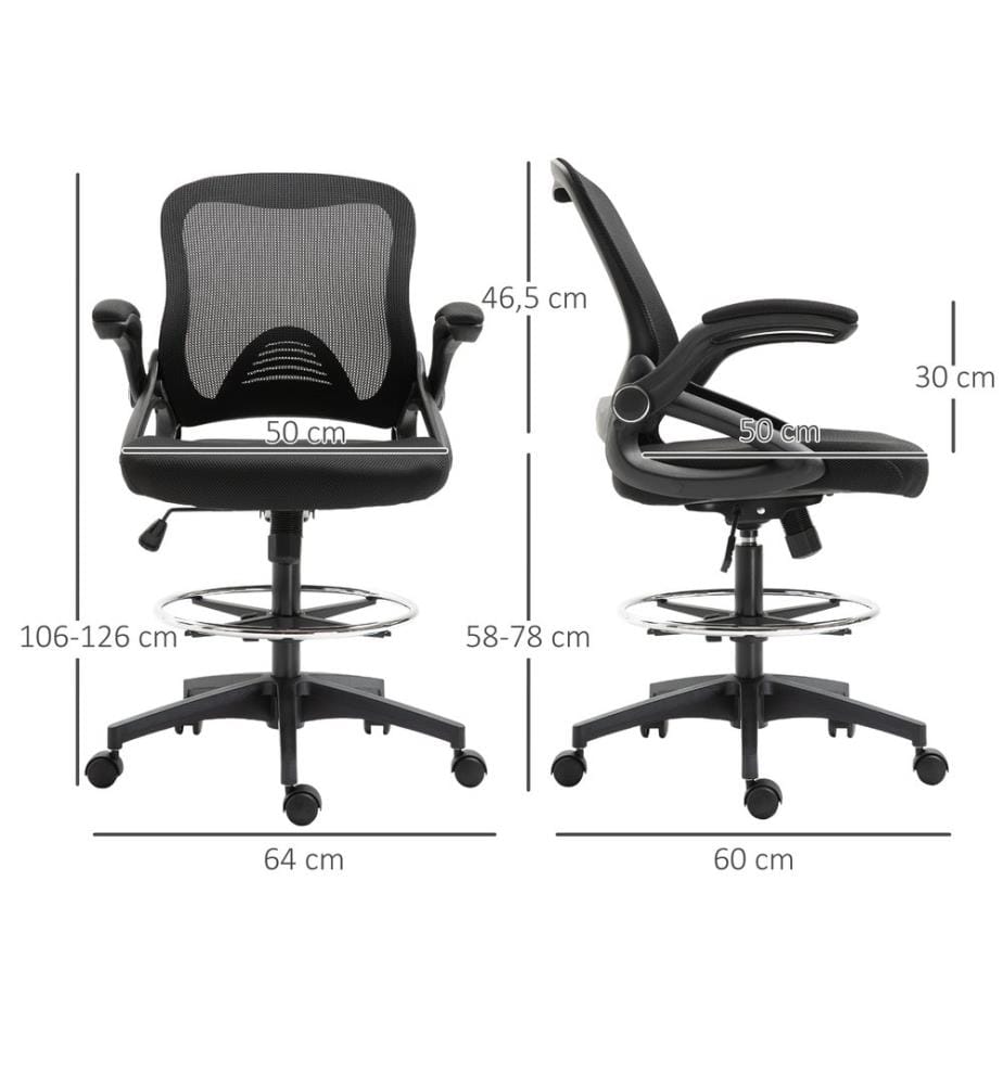 Schreibtischstuhl ergonomischer Bürostuhl Drehstuhl 360° Mesh