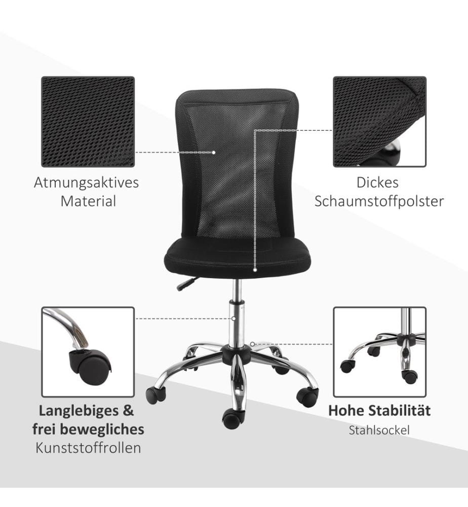 Bürostuhl Ergonomisch Höhenverstellbarer Schreibtischstuhl 360°