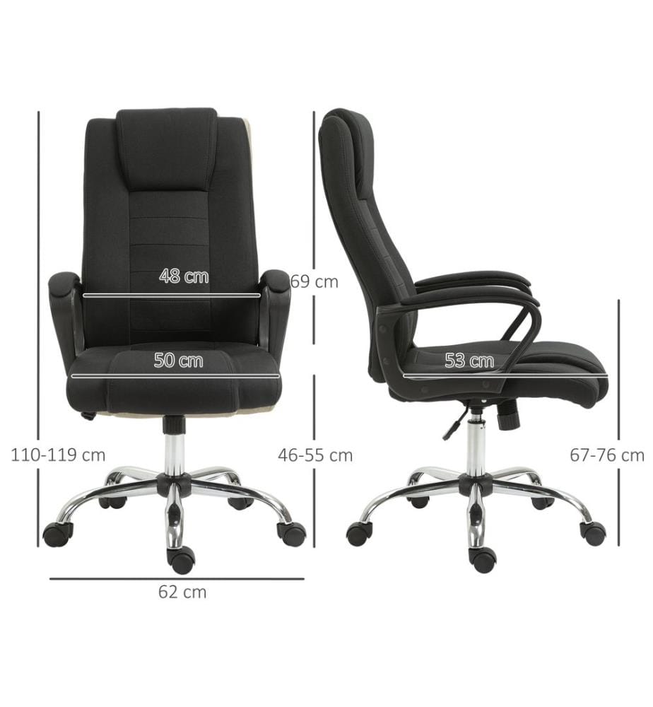 Bürostuhl mit Wippenfuntion schwarz