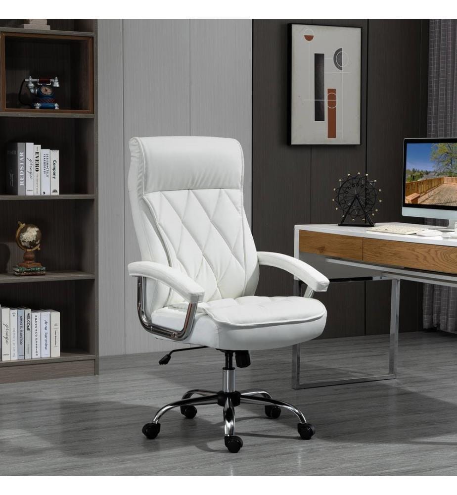 Bürostuhl  ergonomisch mit Wippenfunktion Rautenmuster
