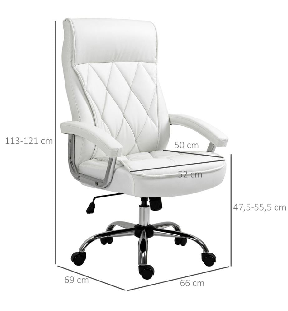 Bürostuhl  ergonomisch mit Wippenfunktion Rautenmuster