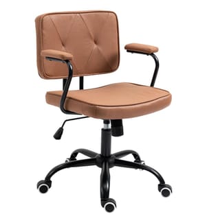 Bürostuhl Vintage Braun 61x58x82-91 cm