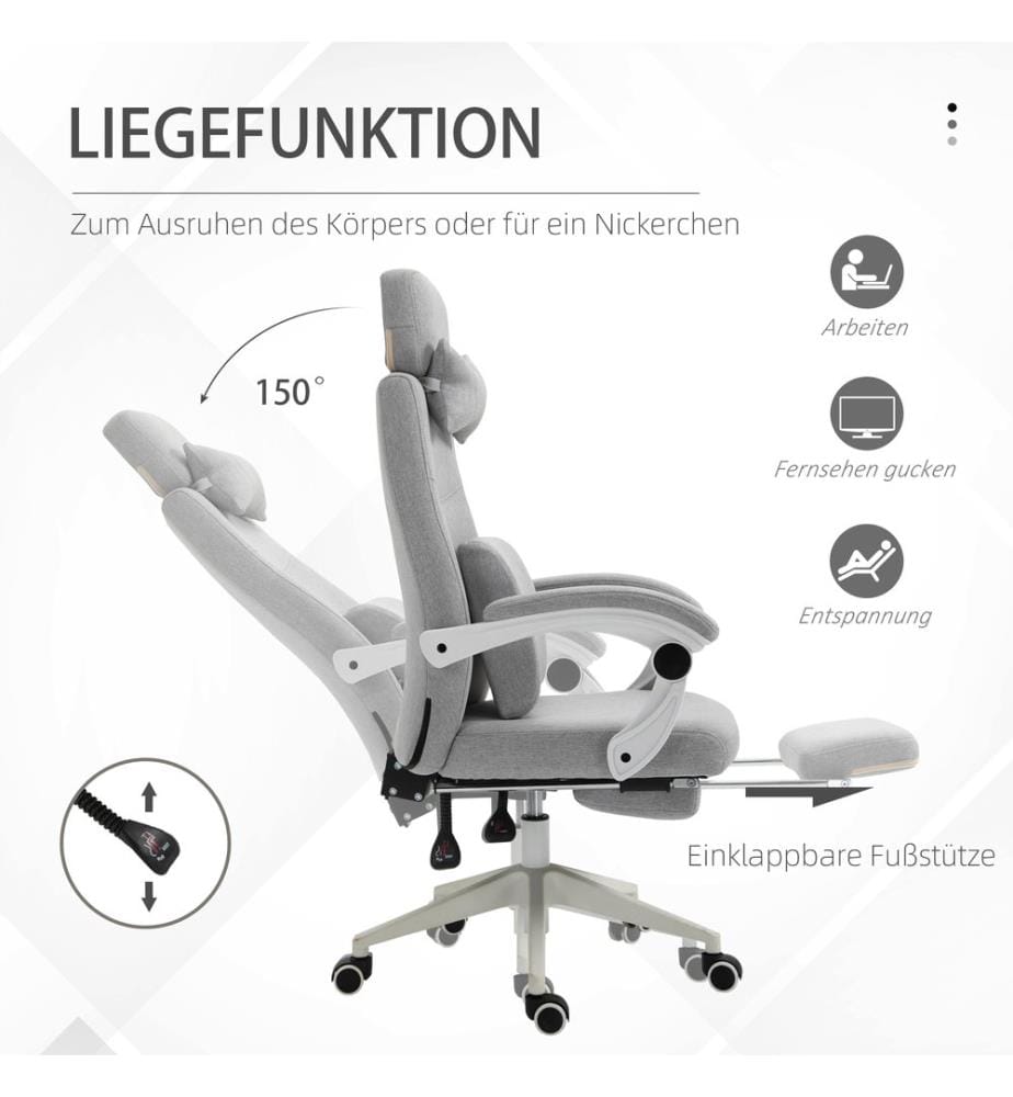 Sedia da ufficio dal design ergonomico