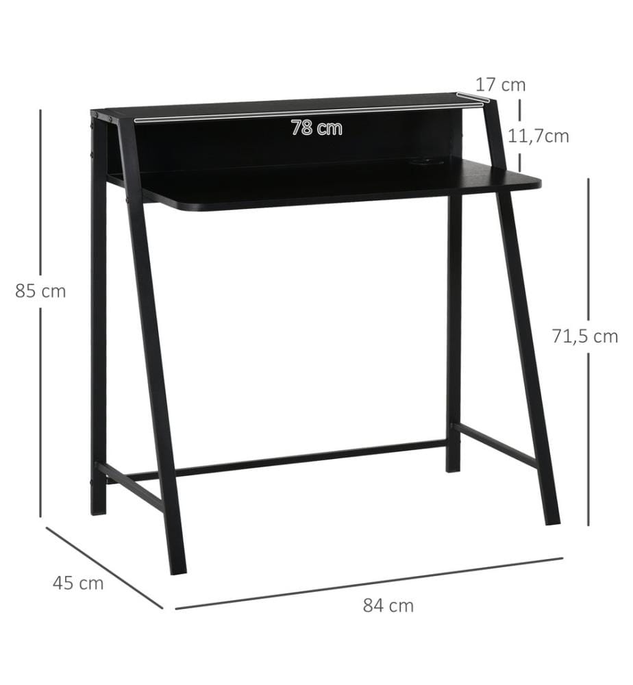 Schreibtisch Computertisch Bürotisch mit Ablagefach 84x45x85 cm