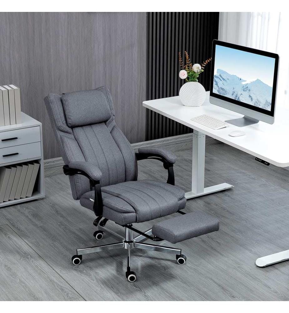Sedia da ufficio con 5 modalità di massaggio. Sedia da scrivania ergonomica