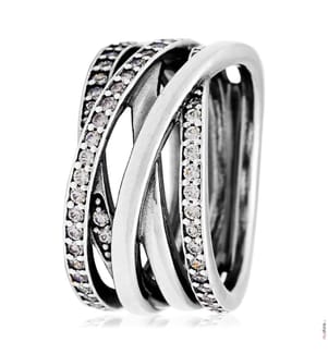 Ring Enlacée - Silber