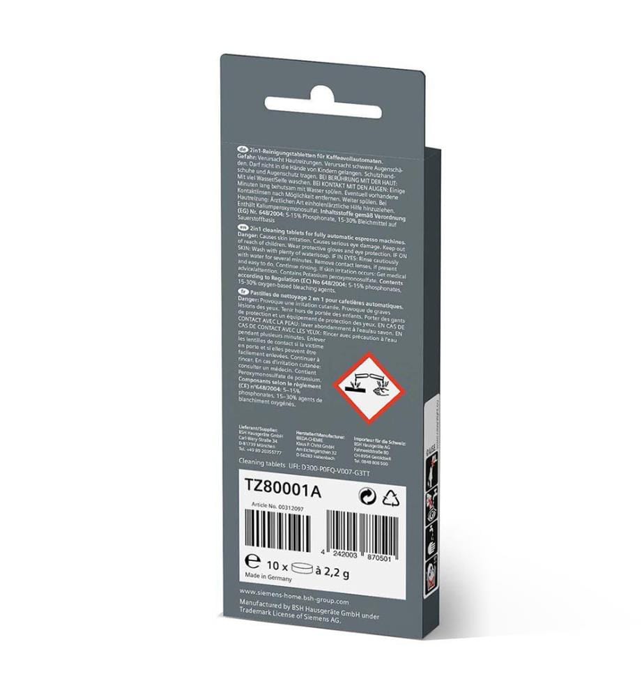 Pastiglie detergenti per macchina da caffè - TZ8000A