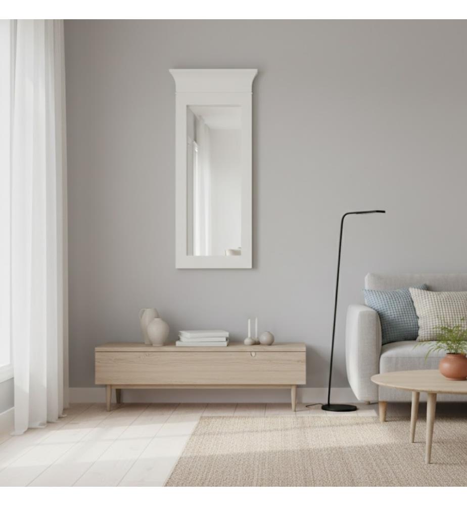 Specchio Wandspiegel 60x120x15 cm - Weiss