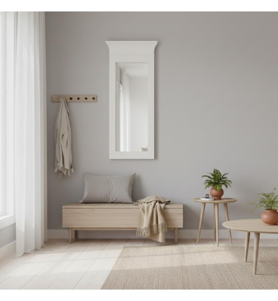 Specchio Wandspiegel 60x120x15 cm - Weiss