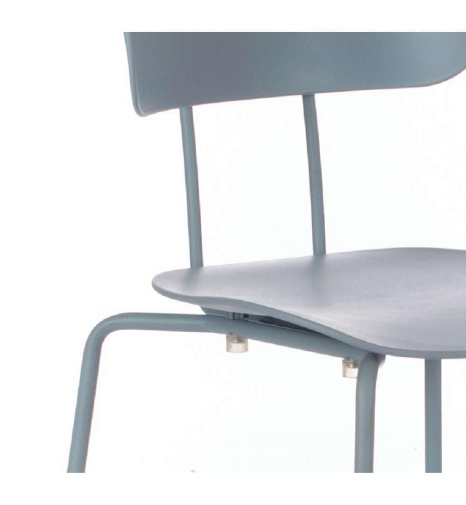4er-Set Sam Polypropylen-Hocker 51x45x98 cm - Hellblau