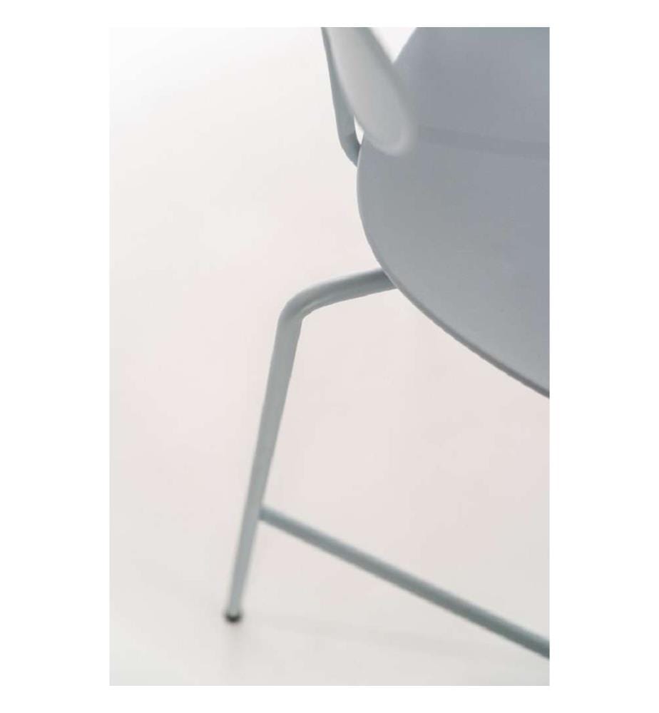 4er-Set Sam Polypropylen-Hocker 51x45x98 cm - Hellblau
