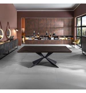 Stark Festtisch 160x90 cm - Braun und Schwarz