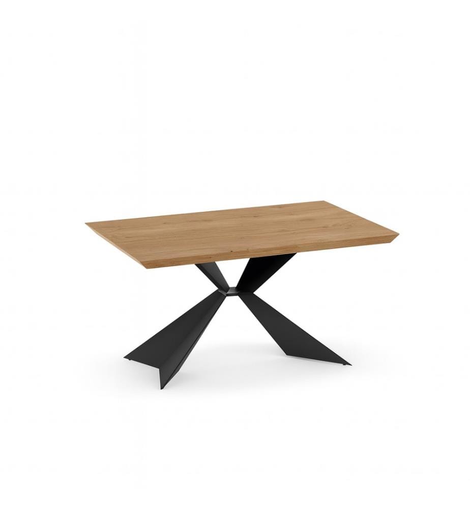 Stark Ausziehbarer Tisch 160/240x90 cm - Braun und Schwarz