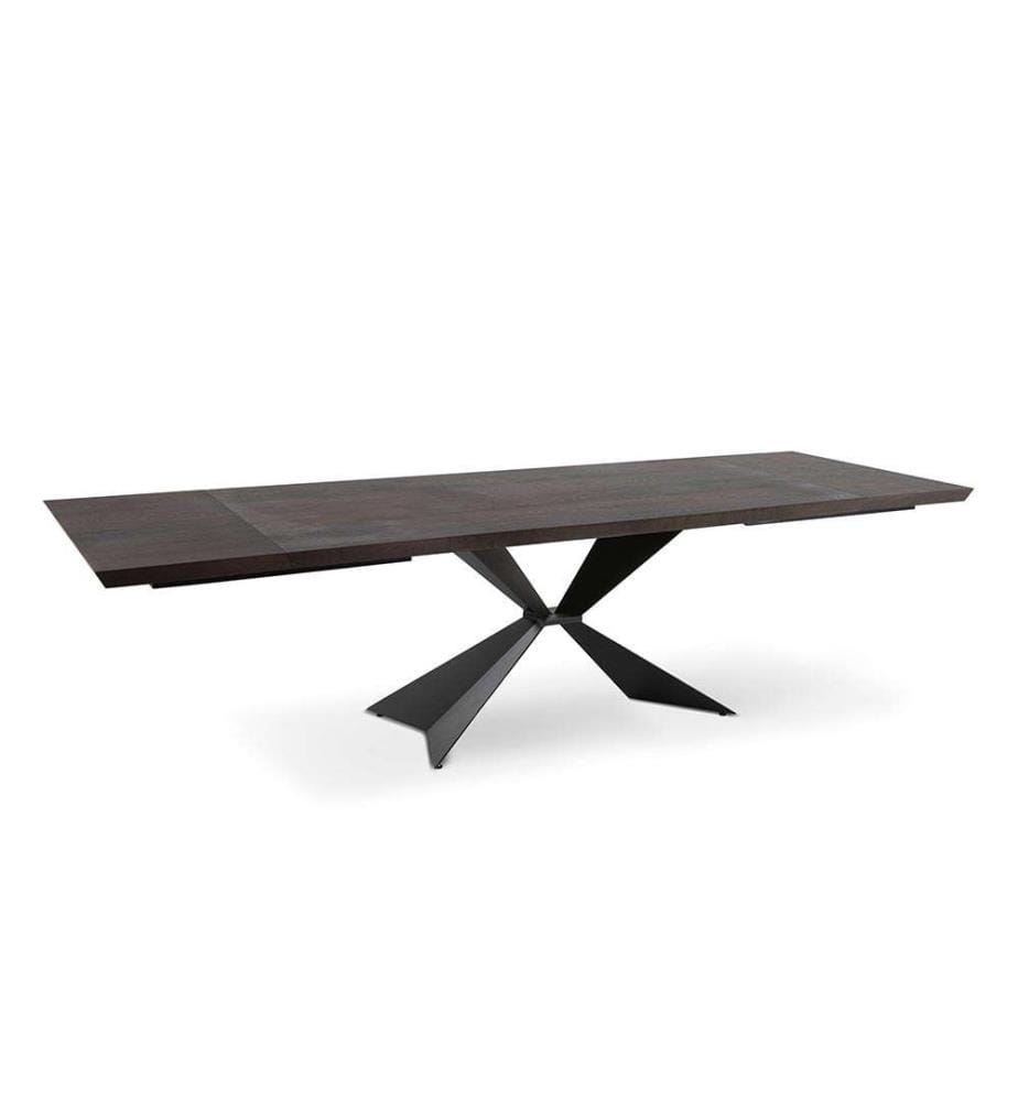 Stark Ausziehbarer Tisch 160/240x90 cm - Braun und Schwarz