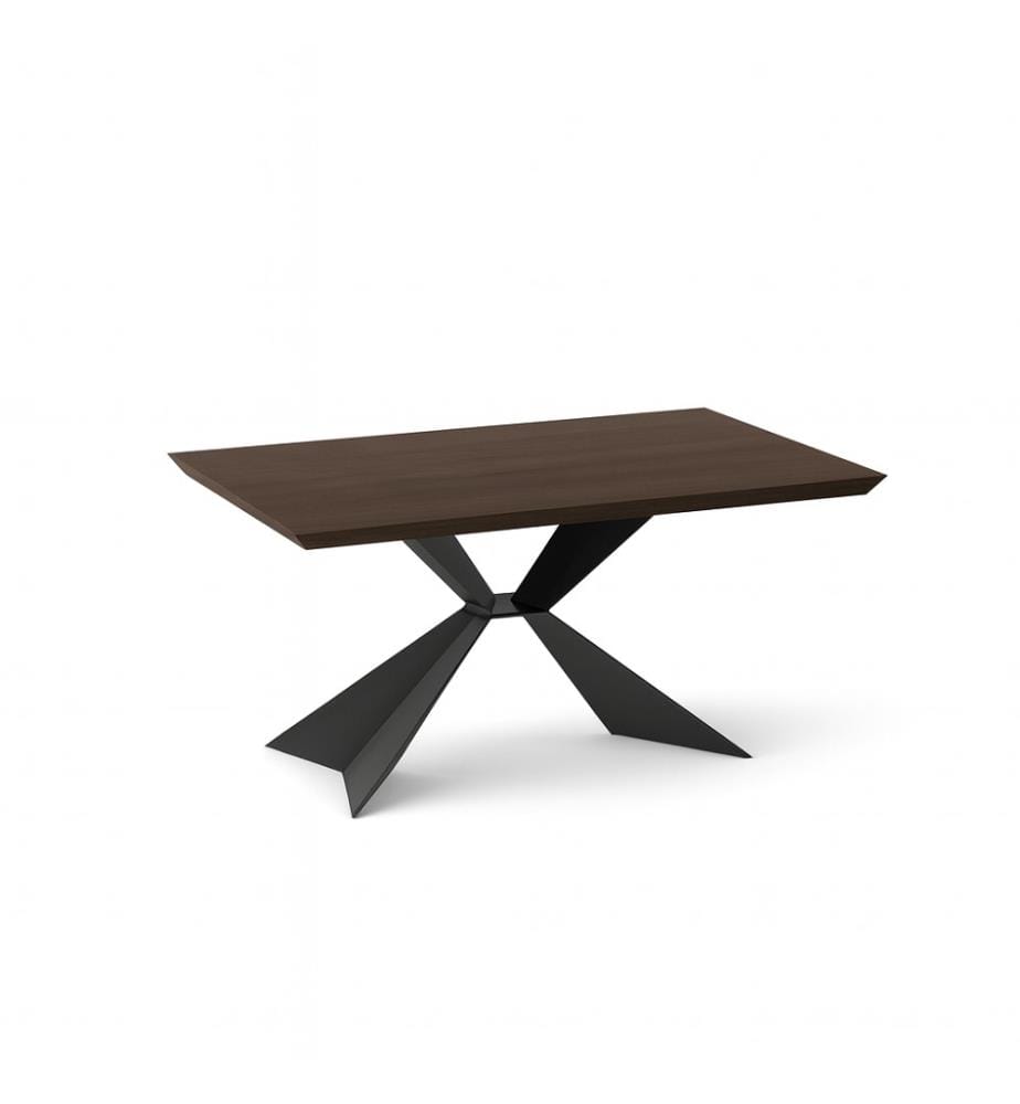 Stark Ausziehbarer Tisch 160/240x90 cm - Braun und Schwarz