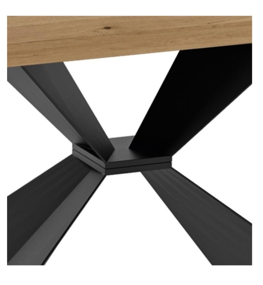 Stark Festtisch 200x100 cm - Braun und Schwarz
