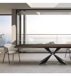 Stark Festtisch 200x100 cm - Braun und Schwarz