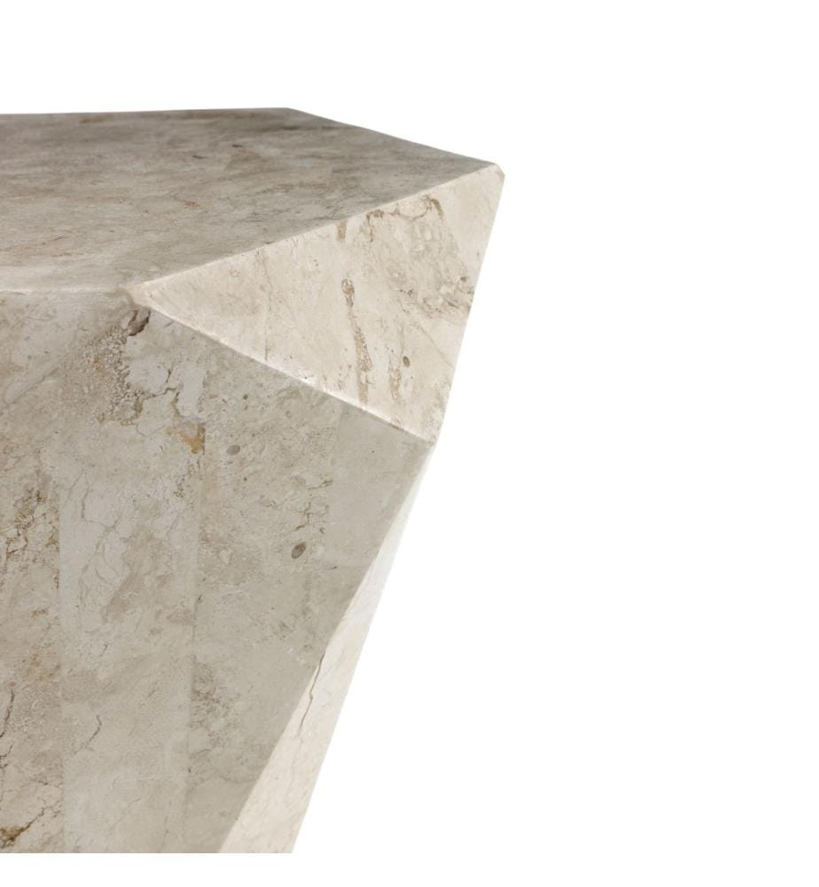 Diamant Fossil Stein Couchtisch 60x60x50 cm