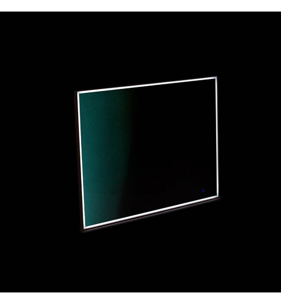 Lumen Wandspiegel mit Led-Licht 100x80 cm - Weiss