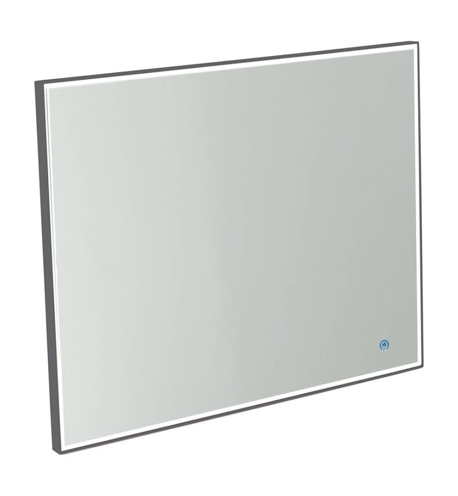 Lumen Wandspiegel mit Led-Licht 100x80 cm - Weiss