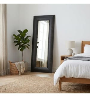 Specchio Holz-Spiegel 180x60x4 cm - Schwarz