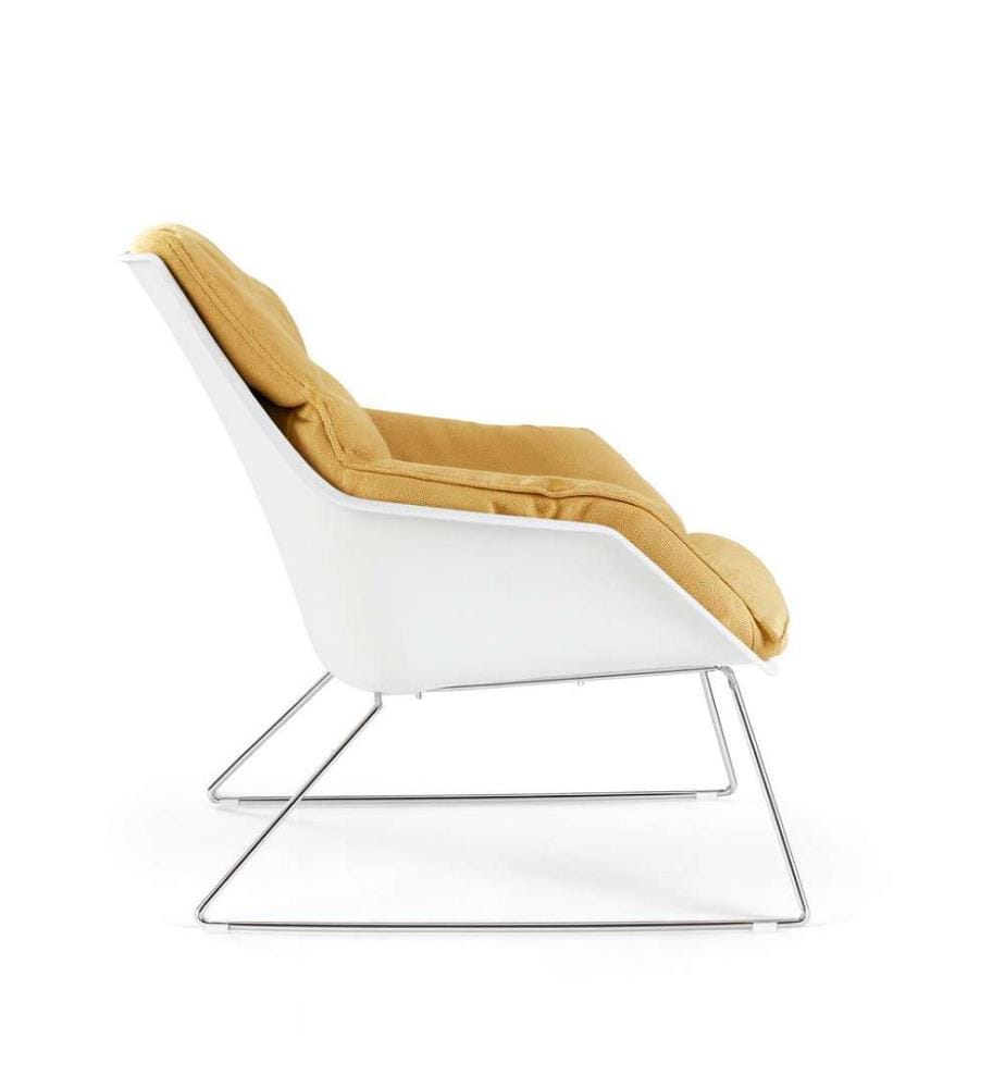 Grace 2er-Set Sessel aus Polypropylen 74x85x86 cm - Gelb