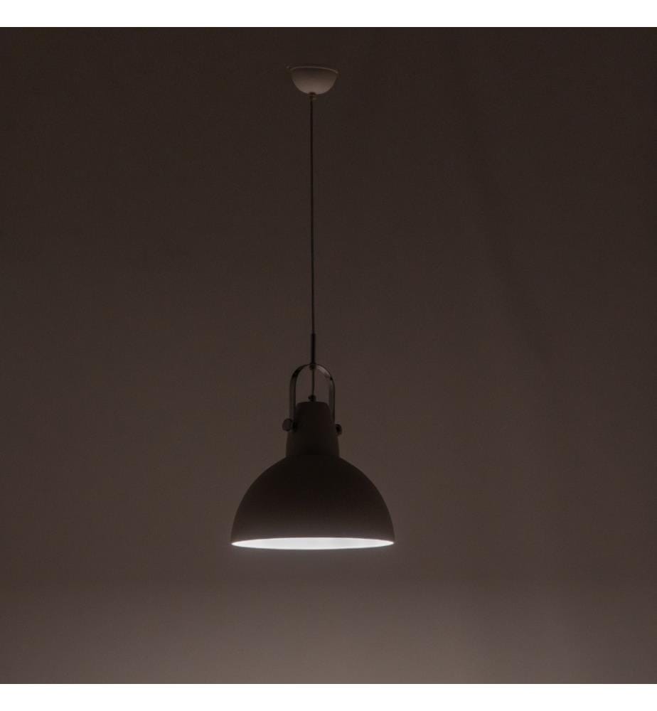 Lampada a sospensione Kande 38x38x165 cm - Grigio e nero