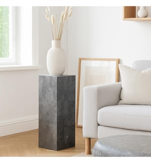 Inay Fossil Stein Couchtisch 35x35x80 cm