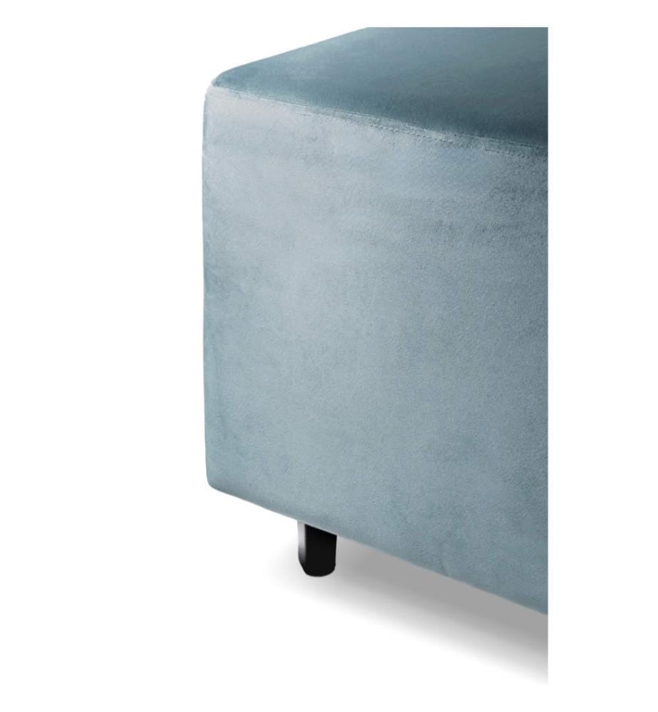 Kube Samt Pouf 47x45 cm