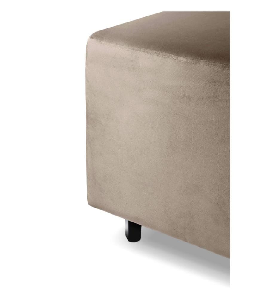 Kube Samt Pouf 47x45 cm