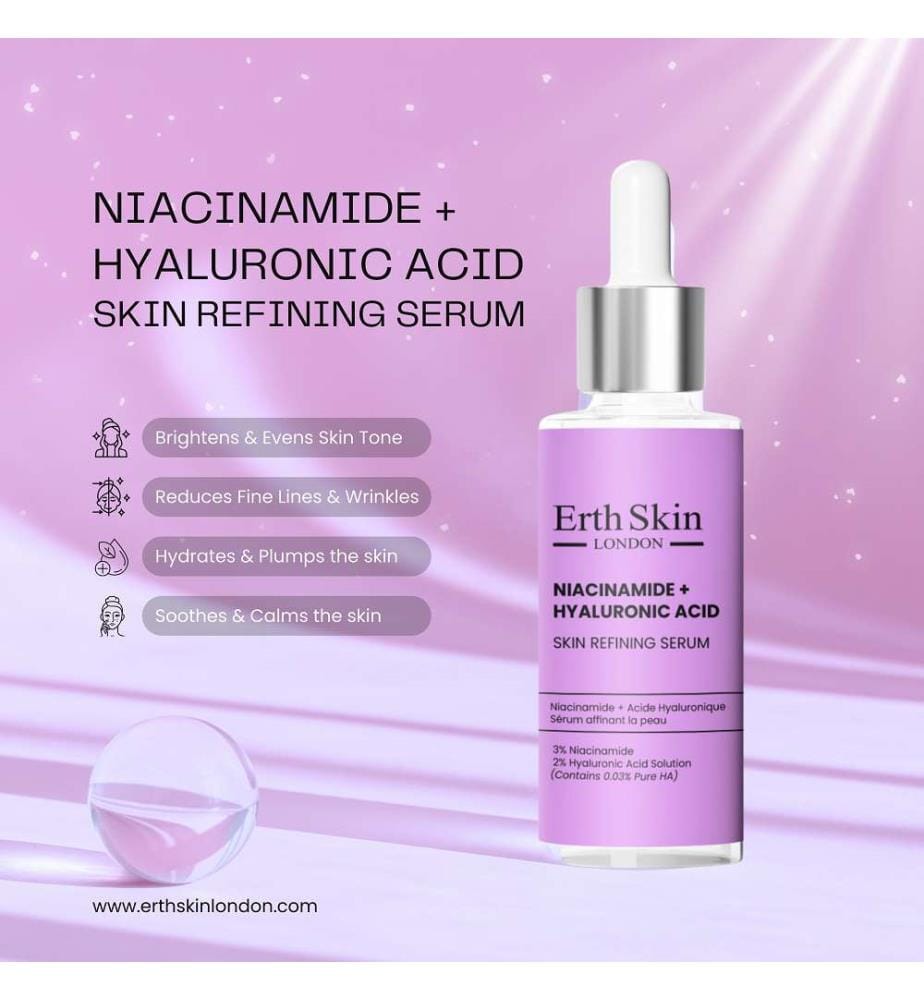 Niacinamide + Hyaluronic Acid Skin Refining Serum - 30 ml