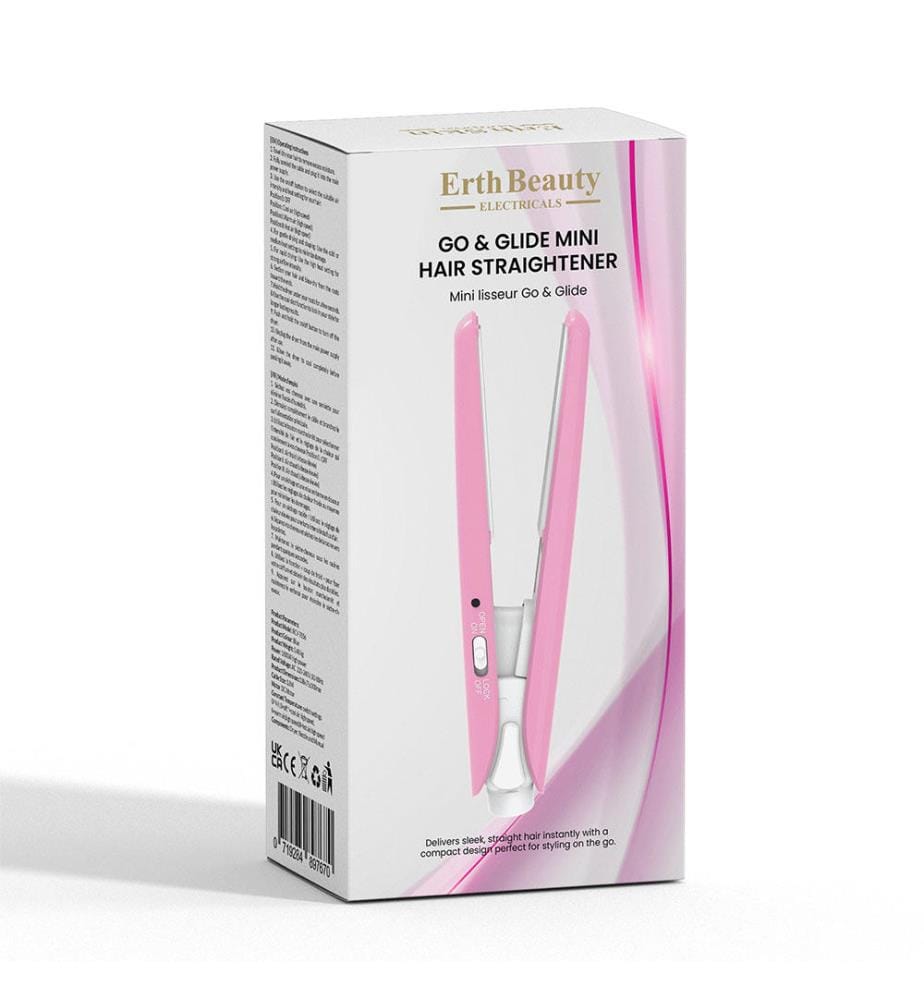 Go & Glide pink mini straightener