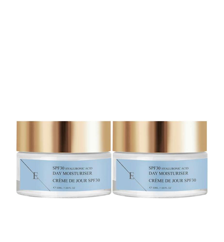 2x SPF 30 Crème de jour à l'acide hyaluronique - 50 ml