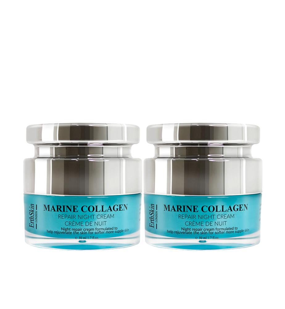 Lot de 2 Crème de nuit au collagène marin 50 ml