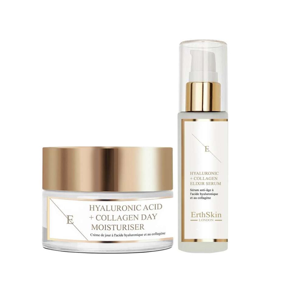 Hyaluronic Acid & Collagen Day Cream - 50 ml + Hyaluronic Acid & Collagen Serum - 60 ml
