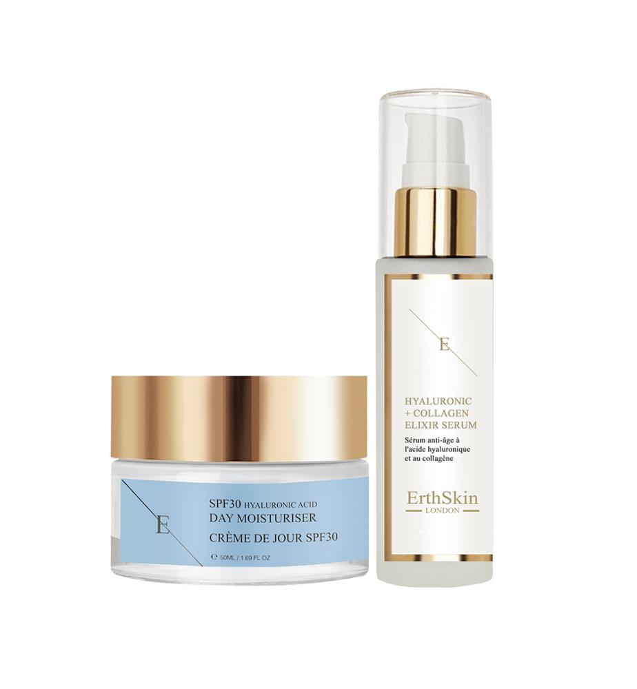 SPF 30 Hyaluronic Acid Day Cream 50 ml + Hyaluronic Acid & Collagen Serum 60 ml