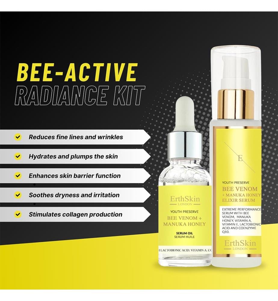 Bienengift + Manuka Honig Elixier Serum 60 ml + Bienengift + Manuka Honig Serum Öl 30 ml