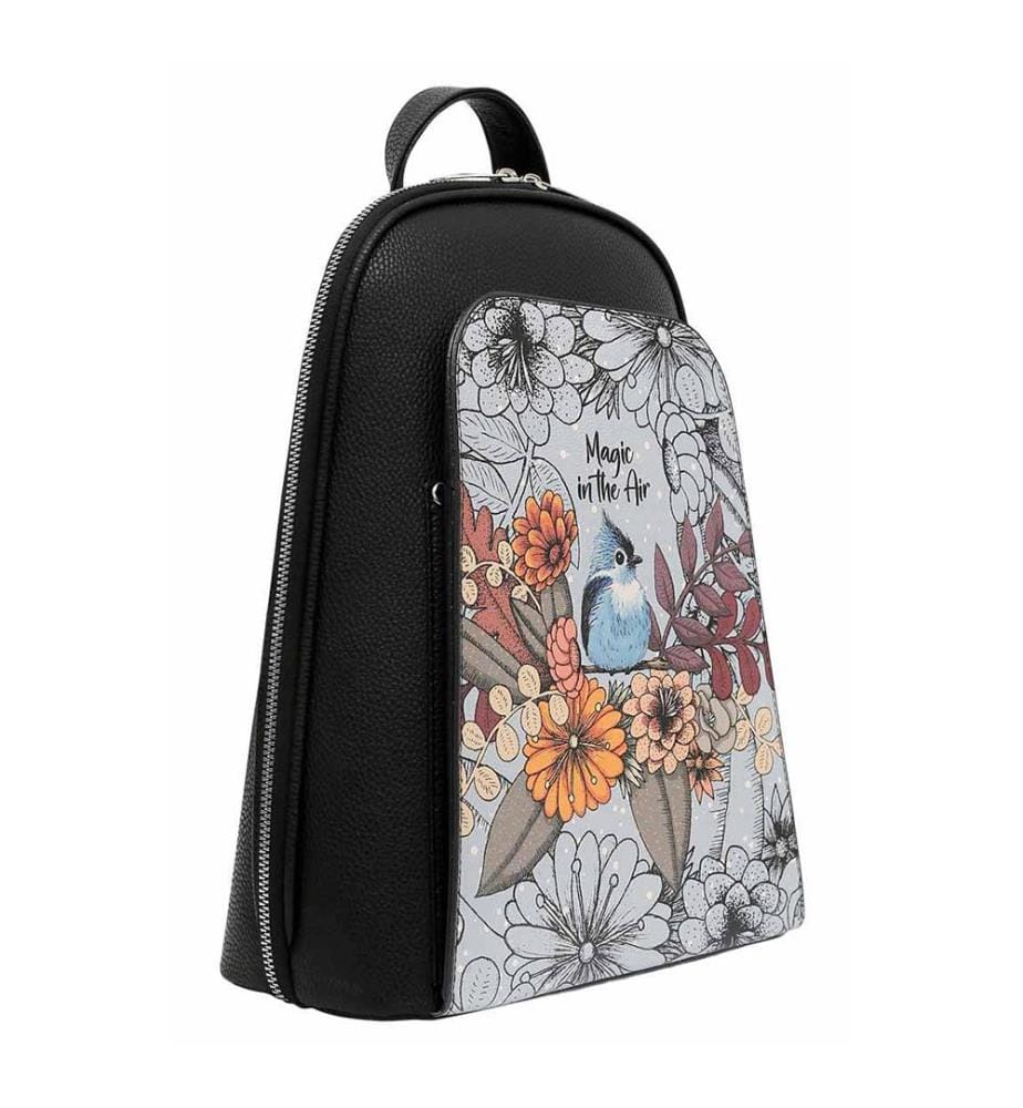 Vegan Leather Backpack- Magic in the Air - Multicolor