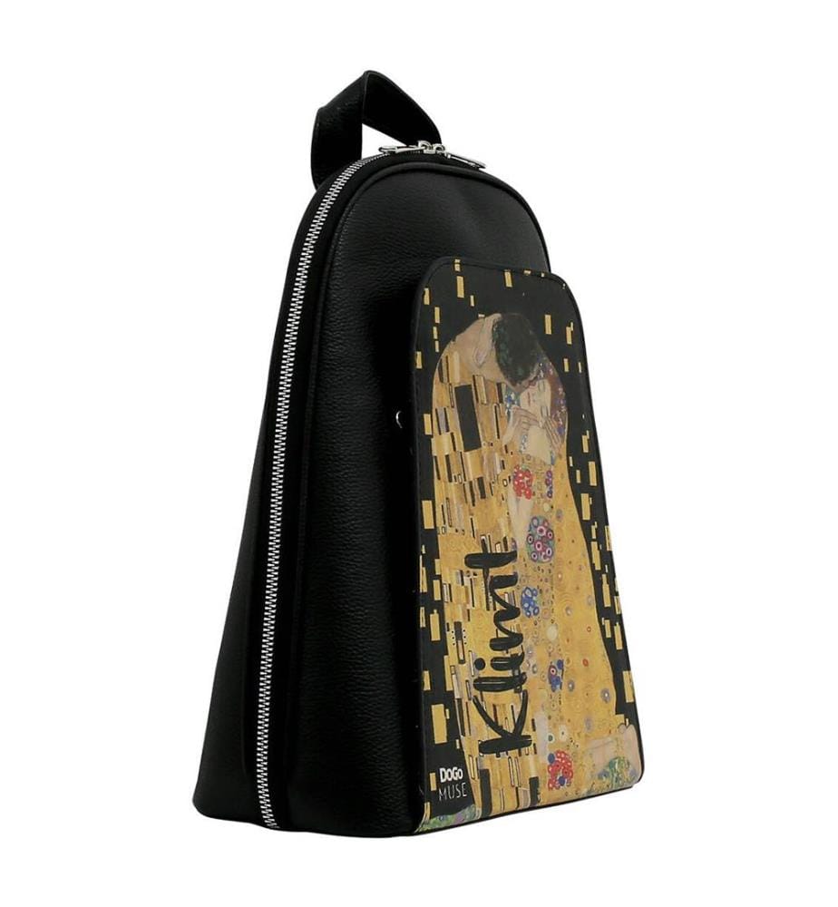 Veganer Rucksack Gustav Klimt The Kiss Muse Design - Mehrfarbig