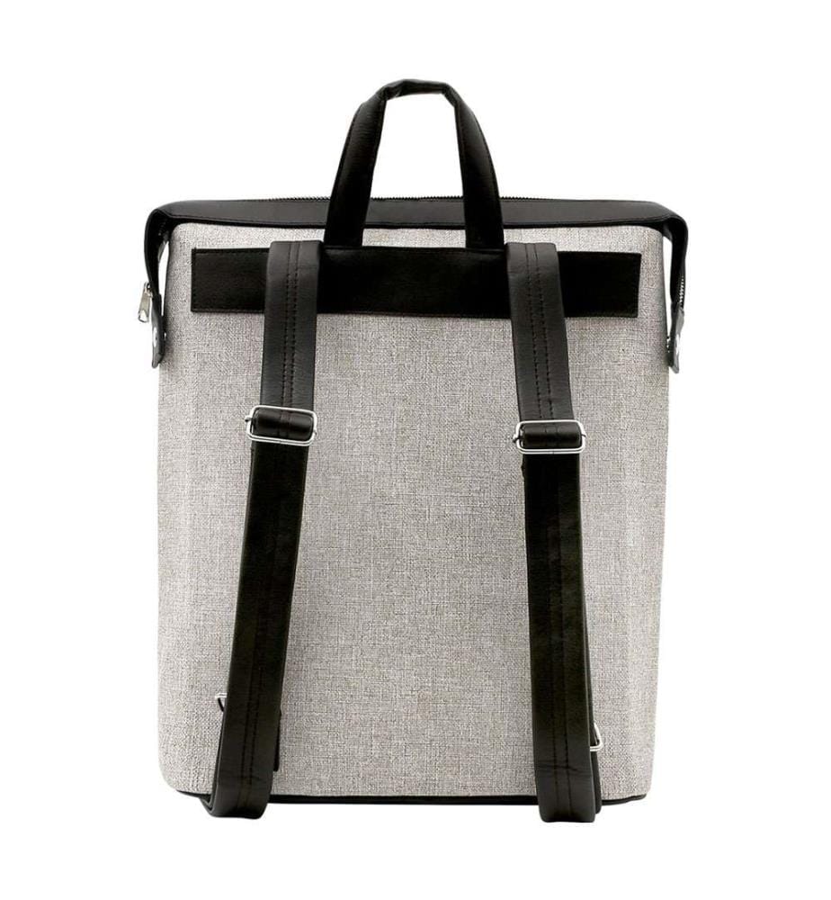 Veganer Unisex-Rucksack in Grau - Friends-with-a-Mouse