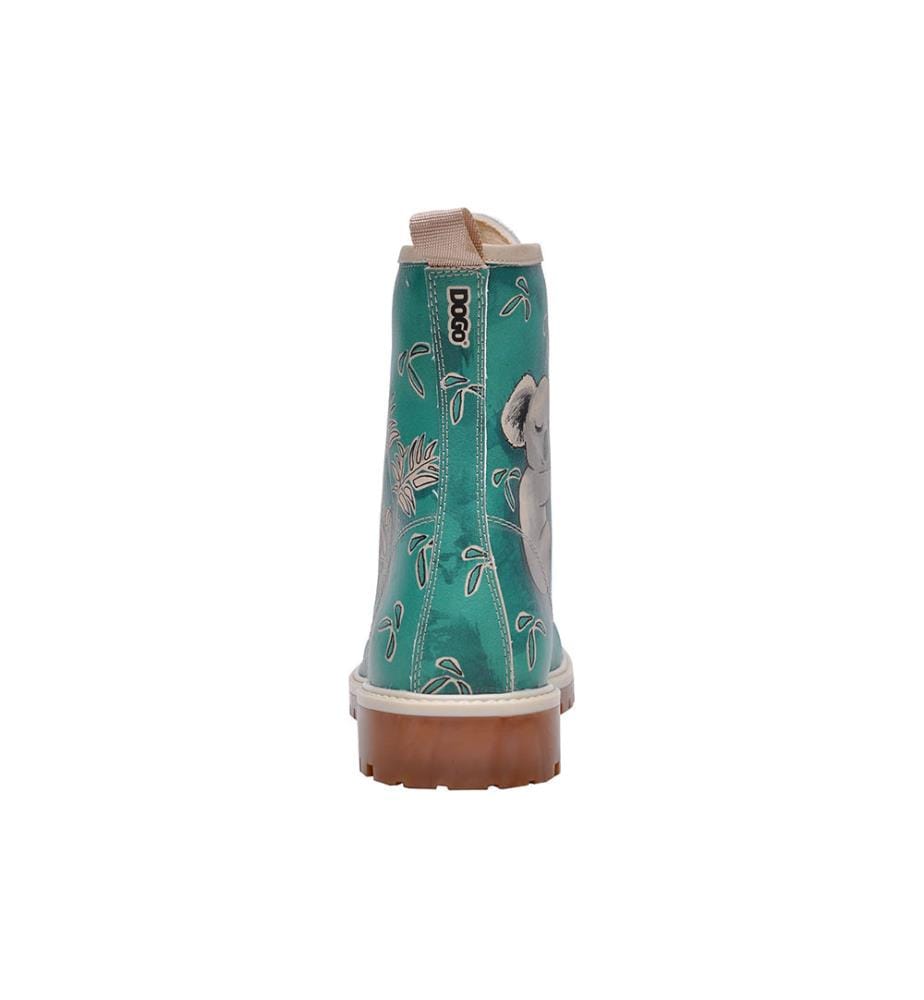 Bottes Koala - Turquoise et Beige