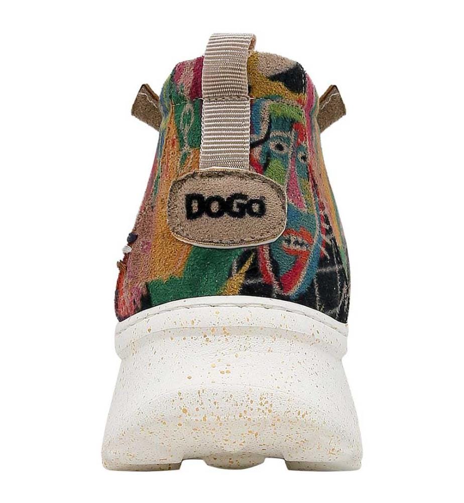 Mehrfarbige Stiefel aus veganem Leder - No More Drama Design