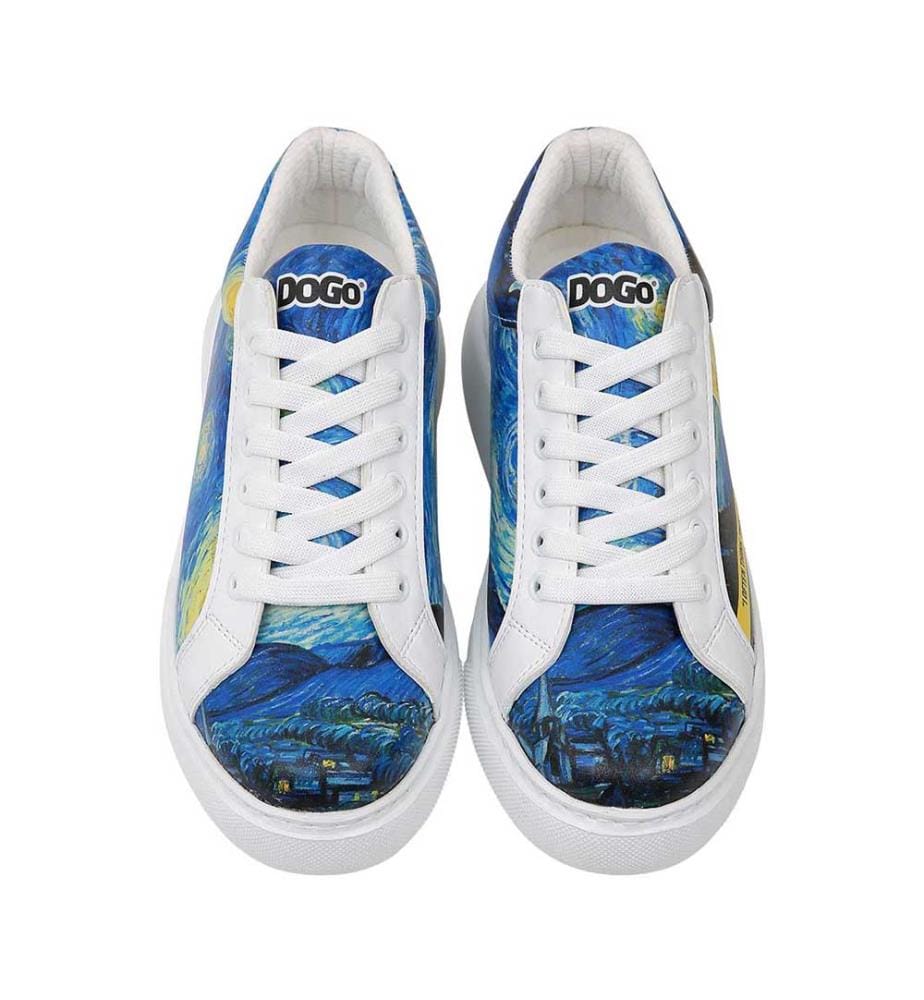 Sneakers Vincent van Gogh Die sternenklare Nacht Muse Motiv - Multicolor