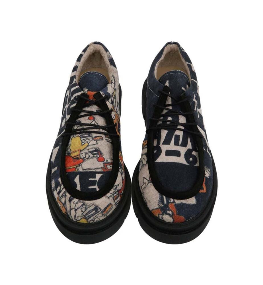 Schwarze vegane Halbschuhe - Supper Design