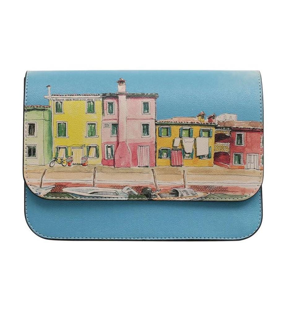 Handtasche Die Insel Burano - Mehrfarbig