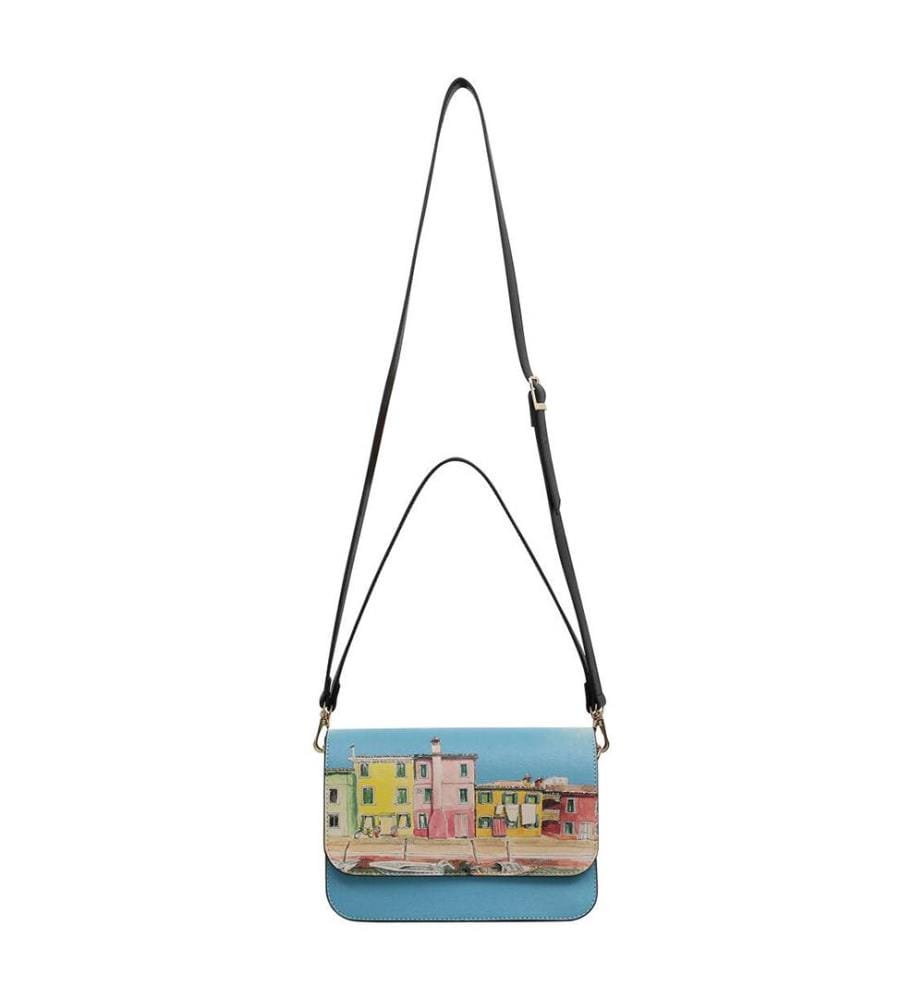 Handtasche Die Insel Burano - Mehrfarbig